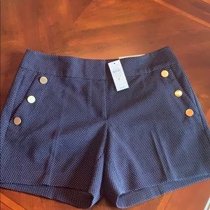 Ann Taylor navy sailor shorts
